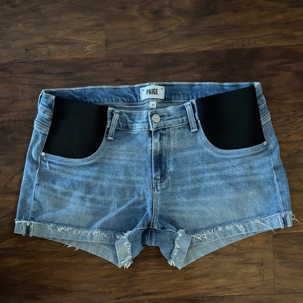 PAIGE Women's Jean Shorts - Maternity